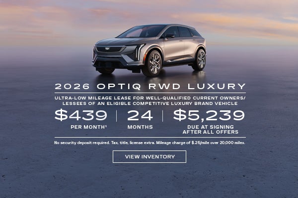 2026 OPTIQ RWD LUXURY. Ultra-low milege lease for well-qualified current owners/lessees of an eli...